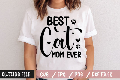 Best cat vmom ever svg