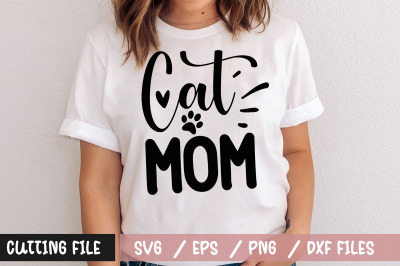 cat mom svg