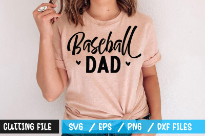 Baseball dad svg