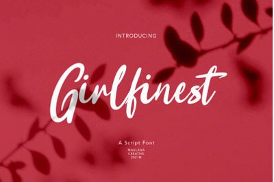 Girlfinest Script Font