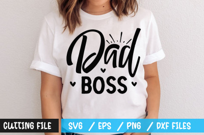 Dad boss svg