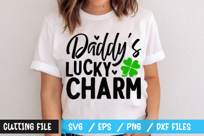 Daddys lucky charm svg