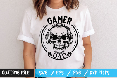 Gamer dad svg