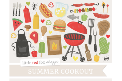 Cookout Clipart, Grilling
