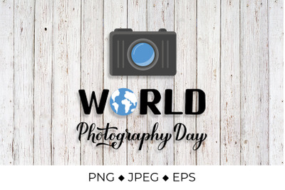 World Photography Day lettering