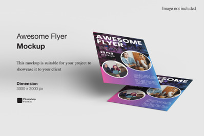 Awesome Flyer Mockup