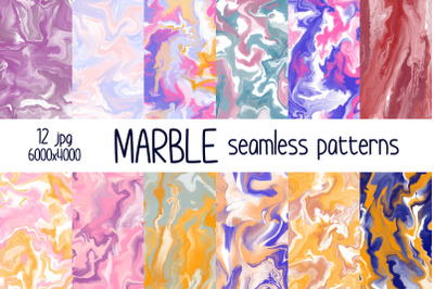 Marble seamless patterns.