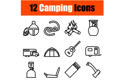 Camping Icon Set