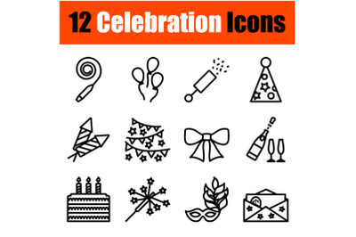 Celebration Icon Set