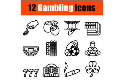 Gambling Icon Set