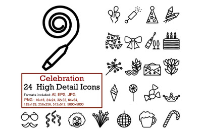 Celebration Icon Set