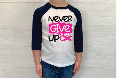 never give up svg design