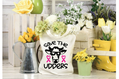 save the udders svg design