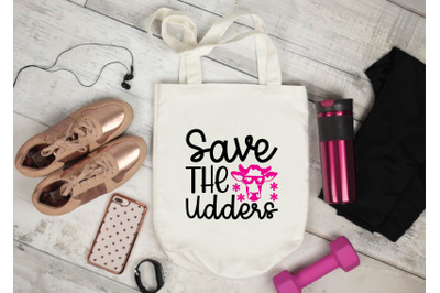 save the udders svg design