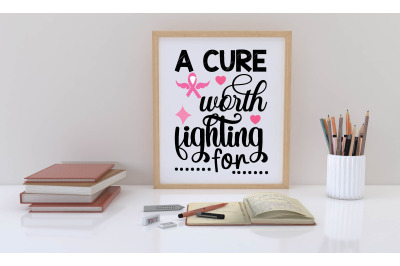 a cure worth fighting for svg design