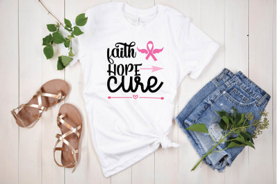 faith hope cure svg design