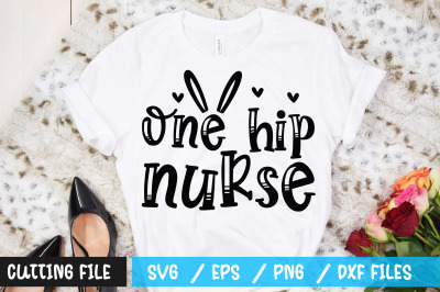 One hip nurse svg