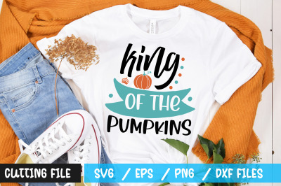 king of the pumpkins svg