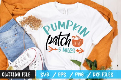 pumpkin patch 5 miles svg