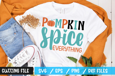 pumpkin spice everything svg