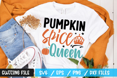 pumpkin spice queen svg