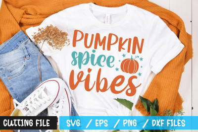 pumpkin spice vibes svg