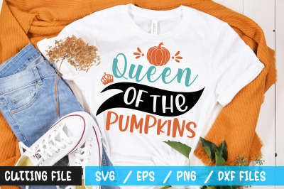 queen of the pumpkins svg