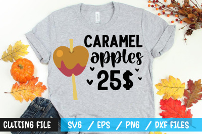 Caramel apples 25 svg