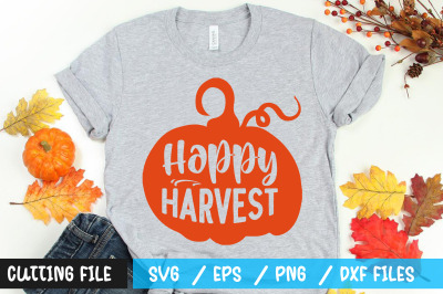 Happy harvest svg