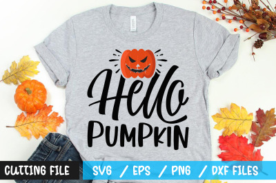 Hello Pumpkin svg