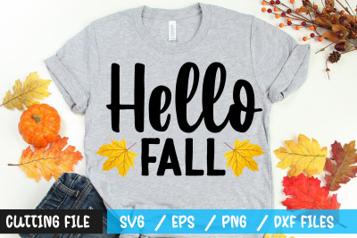 Hello fall 2 svg