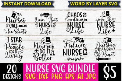 Nurse SVG Bundle