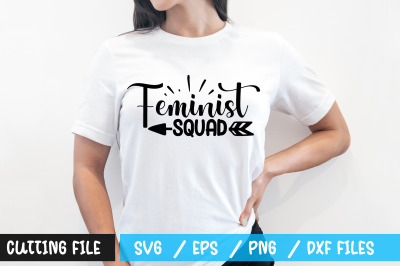 Feminist squad svg