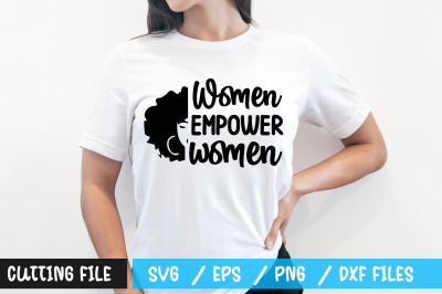 Women empower women svg