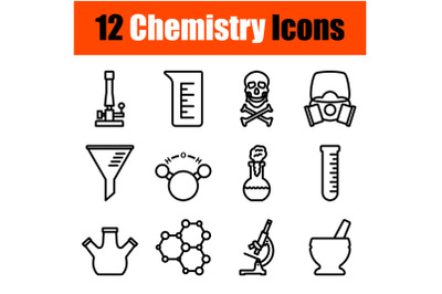 Chemistry Icon Set