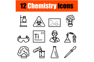 Chemistry Icon Set