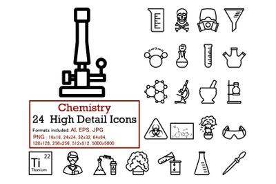 Chemistry Icon Set