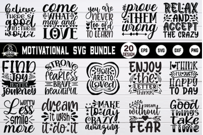 Motivation Svg Bundle vol 1