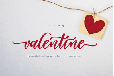 Valentine Calligraphy