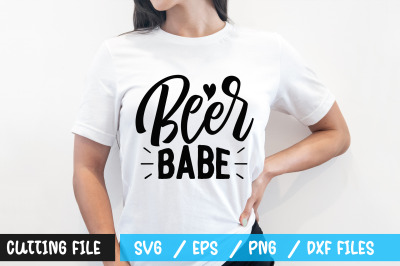 Beer babe svg