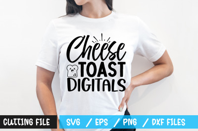 Cheese toast digitals svg