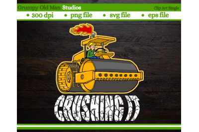 steamroller | crushing it