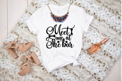 meet me at the bar svg design