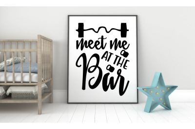 meet me at the bar svg design