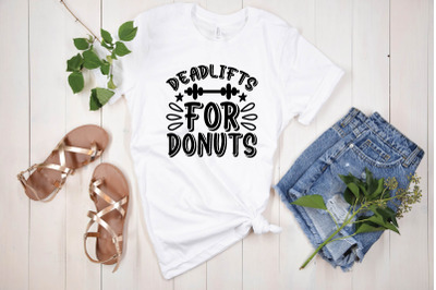deadlifts for donuts svg design