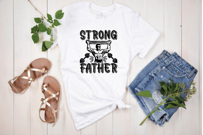 strong father svg design