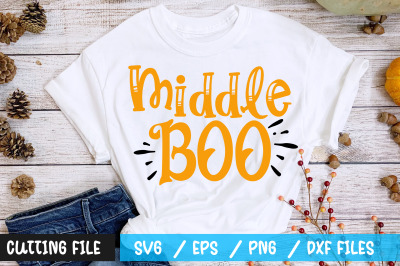 Middle boo svg