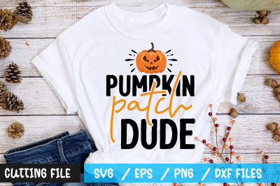 Pumpkin patch dude svg