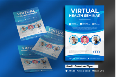 Health Care Seminar Flyer Brochure Template