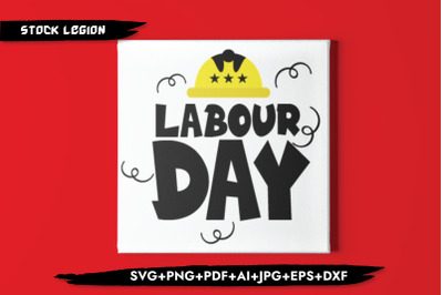 Labour Day Cap Yellow SVG